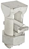 Morris Products 90426 Split Bolt Connector With Spacer, Dual Rate For Copper and Aluminum Conductors, 500 AWG, 500 - 500 Max Run To Max Tap, 400 - 2 Min Run To Min Tap, 500 - 2 Max Run To Min Tap, 825inlb Torque
