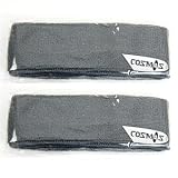 COSMOS &Acirc;&reg; 2 PCS Gray cotton sports basketball headband / sweatband head sweat band/brace