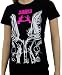 3OH!3 - Scribble - Black Women's / Girls T-Shirt (Babydoll / Girlie)
