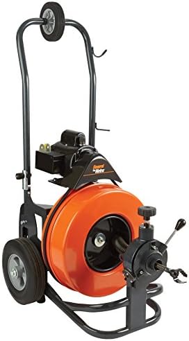 General Pipe Cleaners P-ME-A-S The Metro Electric Drain Cleaning Machine with 75' of 5/8" Cable for 3" to 6" Drains for Roots