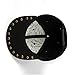 Black Non-washable Hip-hop Spikey Spike Rivets Studded Button Cap