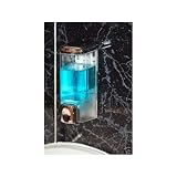 Refillable Chrome Finished Soap Shower Gel Dispenser 200ml (NOW WITH LOCKABLE LID)