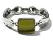 Sterling Silver Caribbean Amber Crown-Cut Bracelet