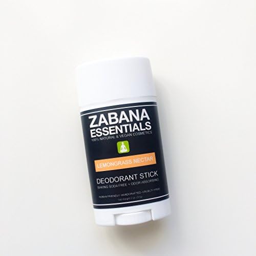 Baking Soda Free Natural Deodorant Stick Lemongrass Nectar