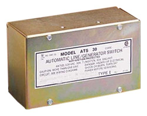 Parallax Power Supply ATS301 30 Amp 120V Automatic Line/Generator Switch Parallax Power Supply ATS301 30 Amp 120V Automatic Line/Generator Switch
