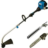 Silverline 633770 Multi-Head Petrol Garden System (Hedge Trimmer, Chainsaw and Grass Trimmer)