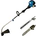 Silverline 633770 Multi-Head Petrol Garden System (Hedge Trimmer, Chainsaw and Grass Trimmer)