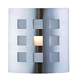 UPC 773546000048 product image for Hampton Bay Sonio 1-Light Brushed Nickel Wall Sconce | upcitemdb.com