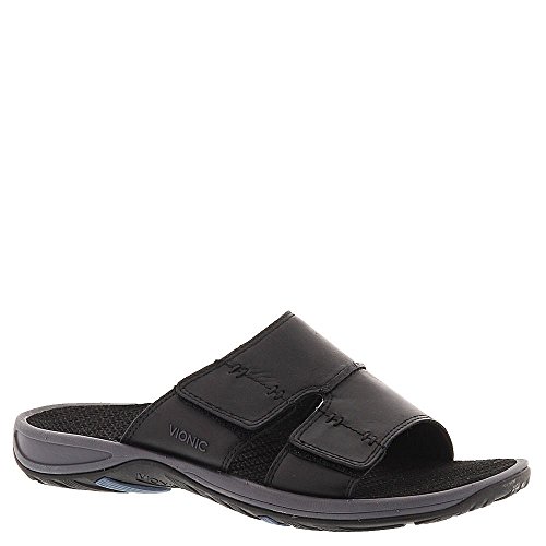 Vionic Jon Mens Slip-on Orthotic Sandal Black - 7