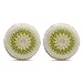 Clarisonic Compatible Facial Brush Replacement Heads With Caps for Acne-Prone Skin Fits Mia, Mia 2 & 3 and All Other Models, 2-Pack