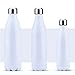 HH HOFNEN 17 oz/25 oz/34 oz Double Walled Stainless Steel Water Bottle Sports Insulated Water Thermos with Free Neoprene Bottle Bag and Sponge Brush (White,1000ml)