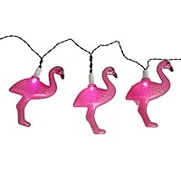 Pine Top Sales 508-N001 Solar Flamingo String Lights