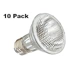 Buy (10 pcs) 50PAR20 FL 50W PAR20 Flood Halogen 130V 5000-Hours Light Bulbs