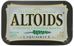 Altoids Curiously Strong Mints, Liquorice, 1.76-Ounce Tins (Pack of 12)