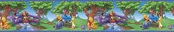 Disney Pooh Scenic Forest SS Wall Border Nursery Decor