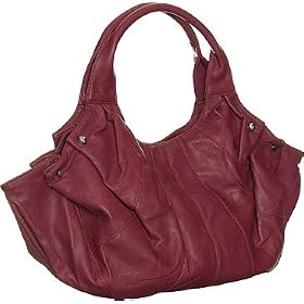 Large ''Bridget'' Hobo - Green or Dark Fuchsia