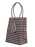 the BRAVE brown bag -MIDI- Patterns with plain lining -Coffee Check--alasuka.com