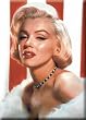 Marilyn Monroe White Fur Refrigerator Magnet