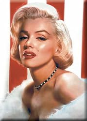 Marilyn Monroe White Fur Refrigerator Magnet