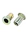 uxcell 100 Pcs M5 Threaded Countersunk Head Knurled Blind Rivet Nuts Nutserts