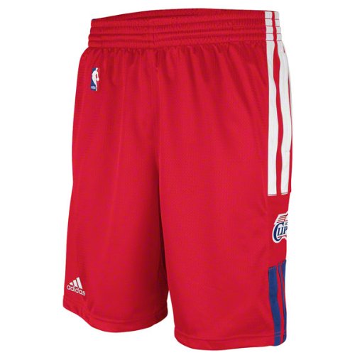 Los Angeles Clippers Red 2011-2012 On-Court Pre-Game Warm-Up Shorts