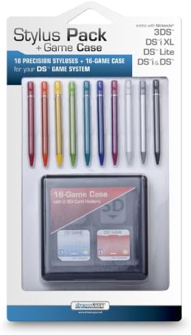 dreamGEAR Universal Nintendo 3DS, DSi XL, DSi, DS Lite, and DS Stylus Pack and Game Case