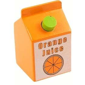 Bigjigs Wooden Play Food - Orange Juice