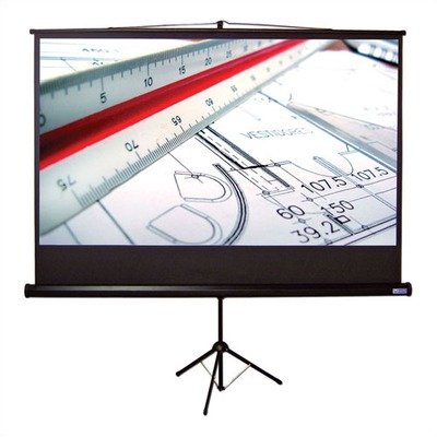 Matte White Tripod T Portable Screen - 100 diagonal Video