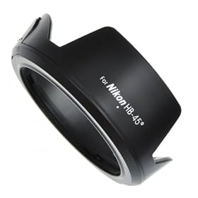 EarlyBirdSavings HB-45 Lens Hood for Nikon AF-S DX 18-55mm f/3.5-5.6G VR / ED II Camera