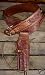 NEW! Brown Genuine Leather Single Western Holster Cowboy In 44/45 Loops By GUNS4US ***