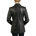 BGSD Women's Classic Leather Car Coat image 4