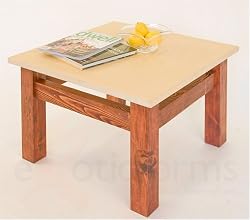 Butter Cream Concrete Coffee Table