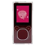 MICROSOFT ZUNE 2nd GENERATION 4GB / 8GB CLEAR Hard Plastic Snap-On Protective Faceplate Carrying Case