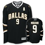 MODANO #9 Dallas Stars RBK Premier NHL Hockey Jersey by Reebok (NHLPA Certified Custom Sewn Authentic Twill)