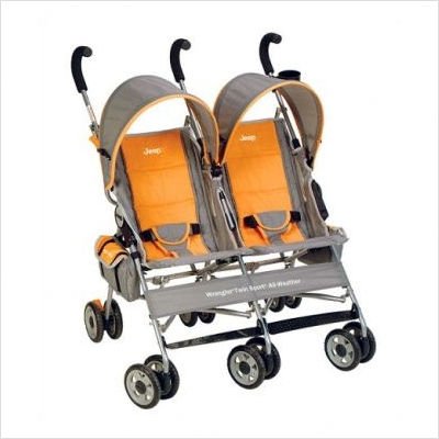 Jeep Wrangler Twin Sport All Weather Stroller