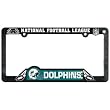 Miami Dolphins PLASTIC License Plate Frame