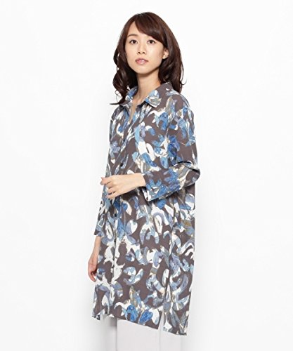 smartpink(スマート・ピンク)フラワープリントシャツワンピース