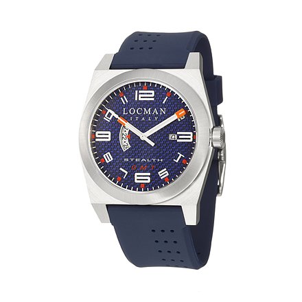 LOCMAN Watches:Locman Sport Men's Stainless Steel and Titanium Case Quartz Watch 200BLKVL Images