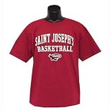 Saint Joseph's Univ. Basketball Tee-Cardinal-LG