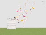 Produkt-Bild: Wandbild Wandsticker 20 Schmetterlinge Set 2 -gelb21