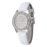 [ディオール]DIOR 腕時計 クリスタル SS サファイア ホワイトシェル ベゼル ダイヤ 28mm 替え革ベルト付 112111A001 レディース 【並行輸入品】