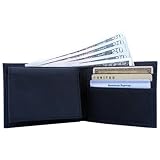 Leatherbay Basics - Double Fold Genuine Leather Wallet