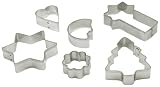 Fackelmann 42966 Ausstechformen PATISSERIE Weissblech, 8er Set