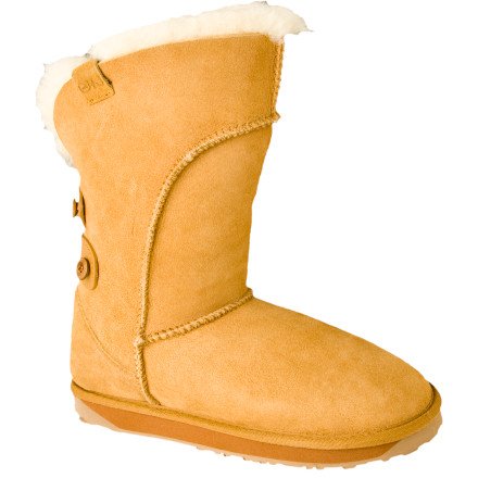 EMU Australia Women's Alba Boot Button,Chestnut,9 M US