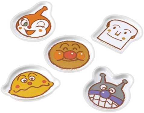 Anpanman it! Anpanman face type small dish set (japan import) by toei sangyo