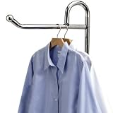 Whitney Design 7028 Commercial Chrome Laundry Cart and Hanger