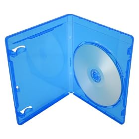 25 Empty Standard Blue Replacement Boxes / Cases for Blu-Ray Disc Movies #DVBR12BR