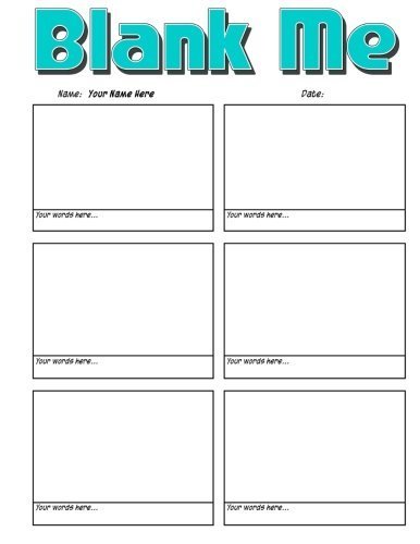Blank Me - Basic Blank Comic Book Panelbook - 133 Pages: Worlds Greatest Blank Comic Book Panelbook by C. M. Harris (2015-05-14)