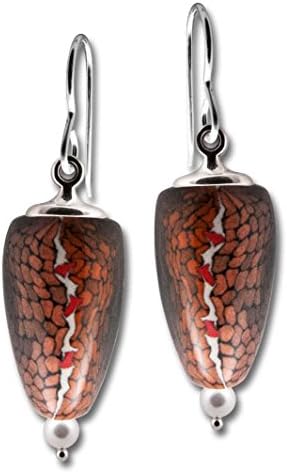 Lyre dangle earring: apache