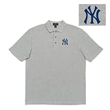 New York Yankees MLB Classic Polo Shirt (Heather Grey)
